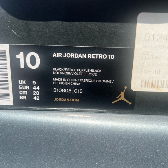 Jordan 10 Paris edition